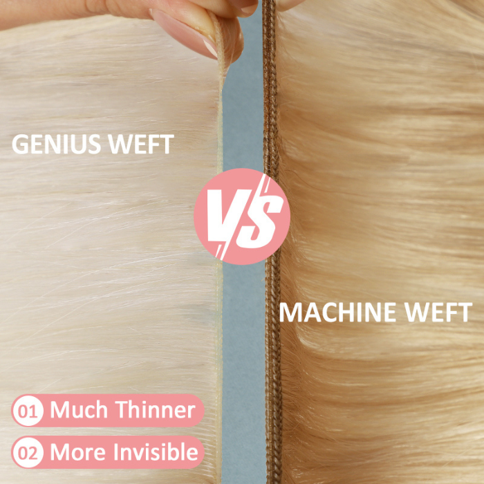 Premium weaving genius weft russian hair 10#