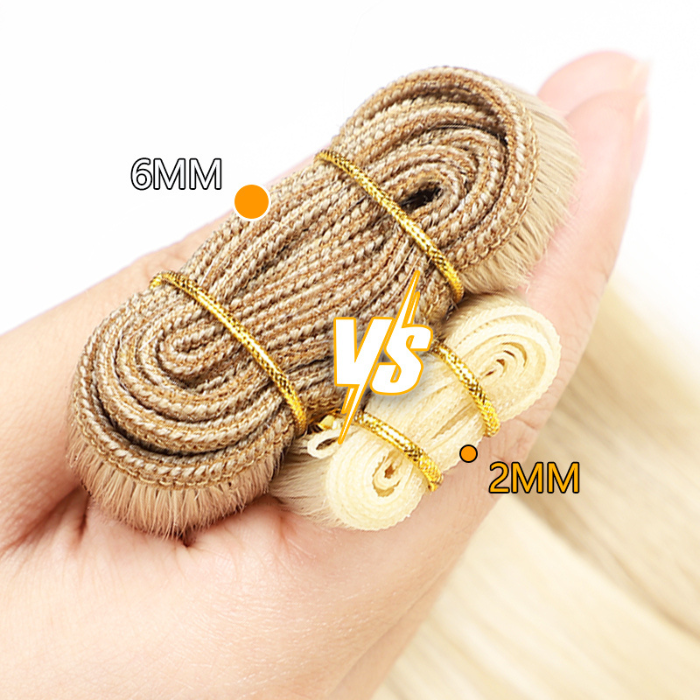 Premium weaving genius weft russian hair 10#