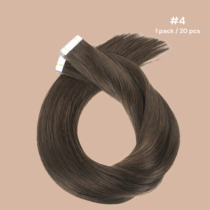 Lijmuitbreidingen / Remy Hair Premium 4# Tipes Remid