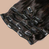 Kits Clip-In-Extensions Schwarz Extra-Volumen alle Styles