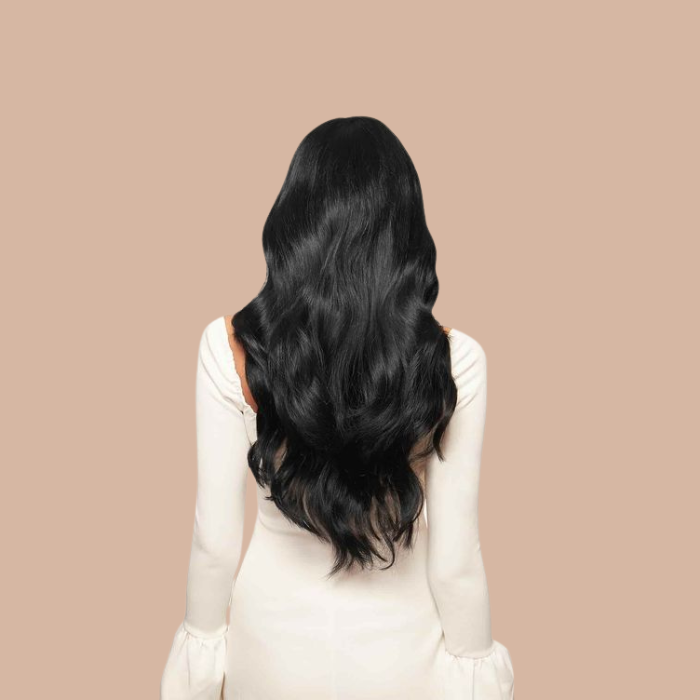 Kits de extensiones negras extra volumen con clip para todos los estilos