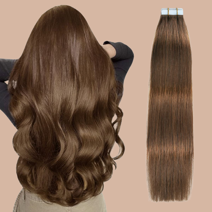 Adhesive extensions / REMY HAIR PREMIUM 6# TAPS 6#