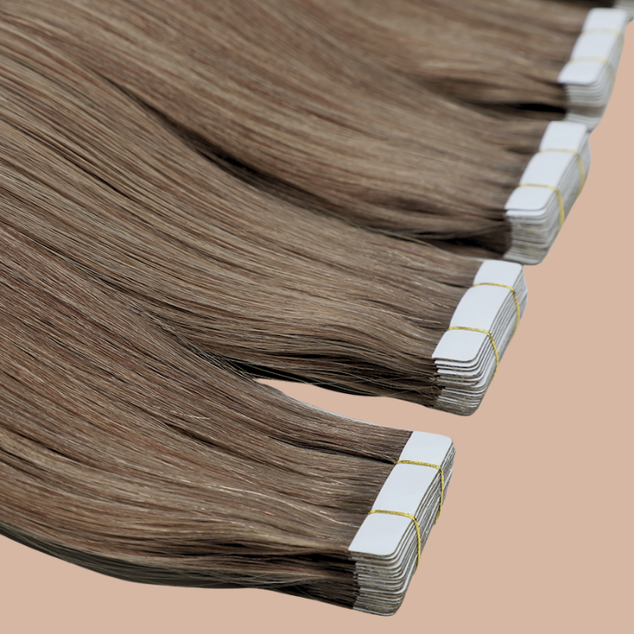 Adhesive extensions / REMID HAIR Premium 8# Tacked Ties#