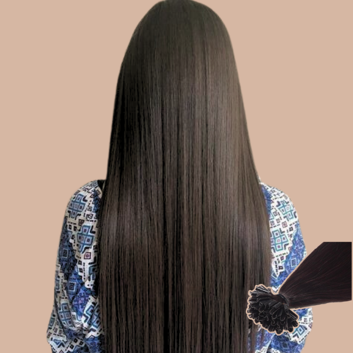 100 Steife Keratin-Extensions