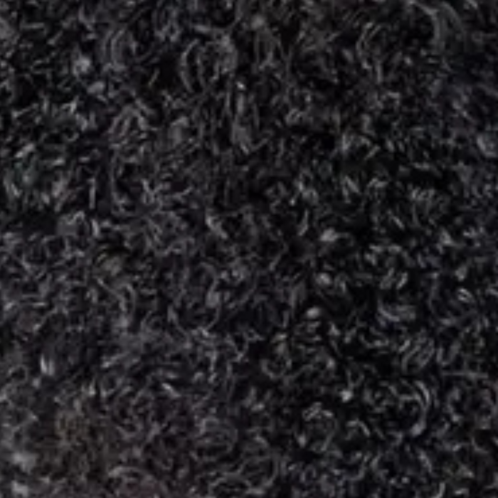 100% natürliche Clip-Extensions Afro Curly Schwarz