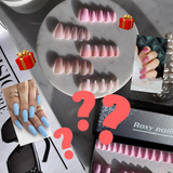 Surprise color and shape false nail kit FREE